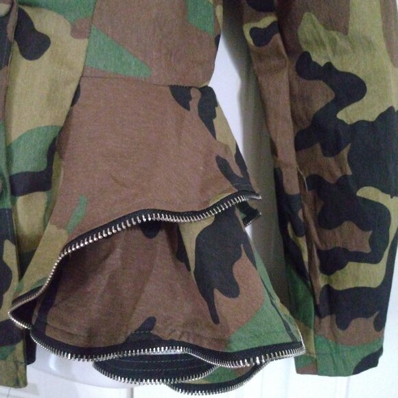 Camo print blazer Women's - Picture 3 of 4
